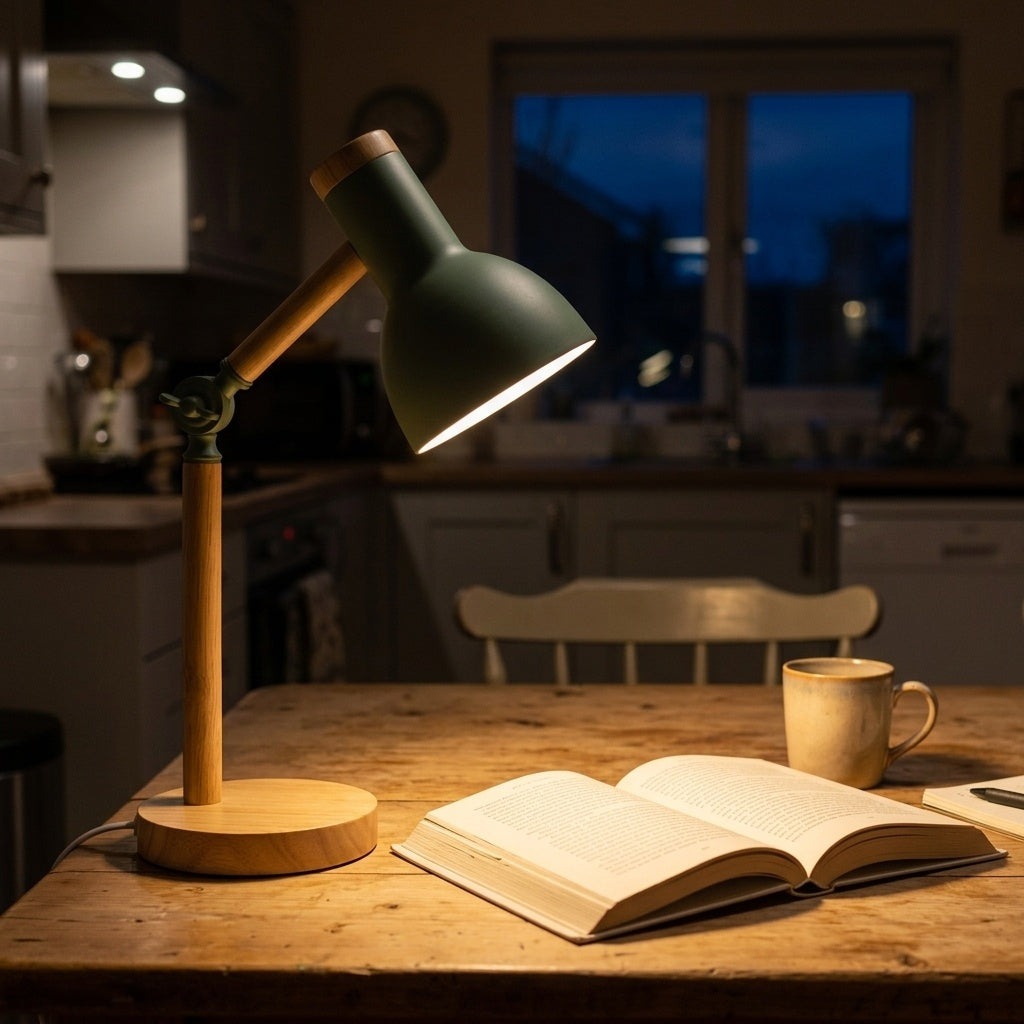 Kuubicle™ Wooden Desk Lamp