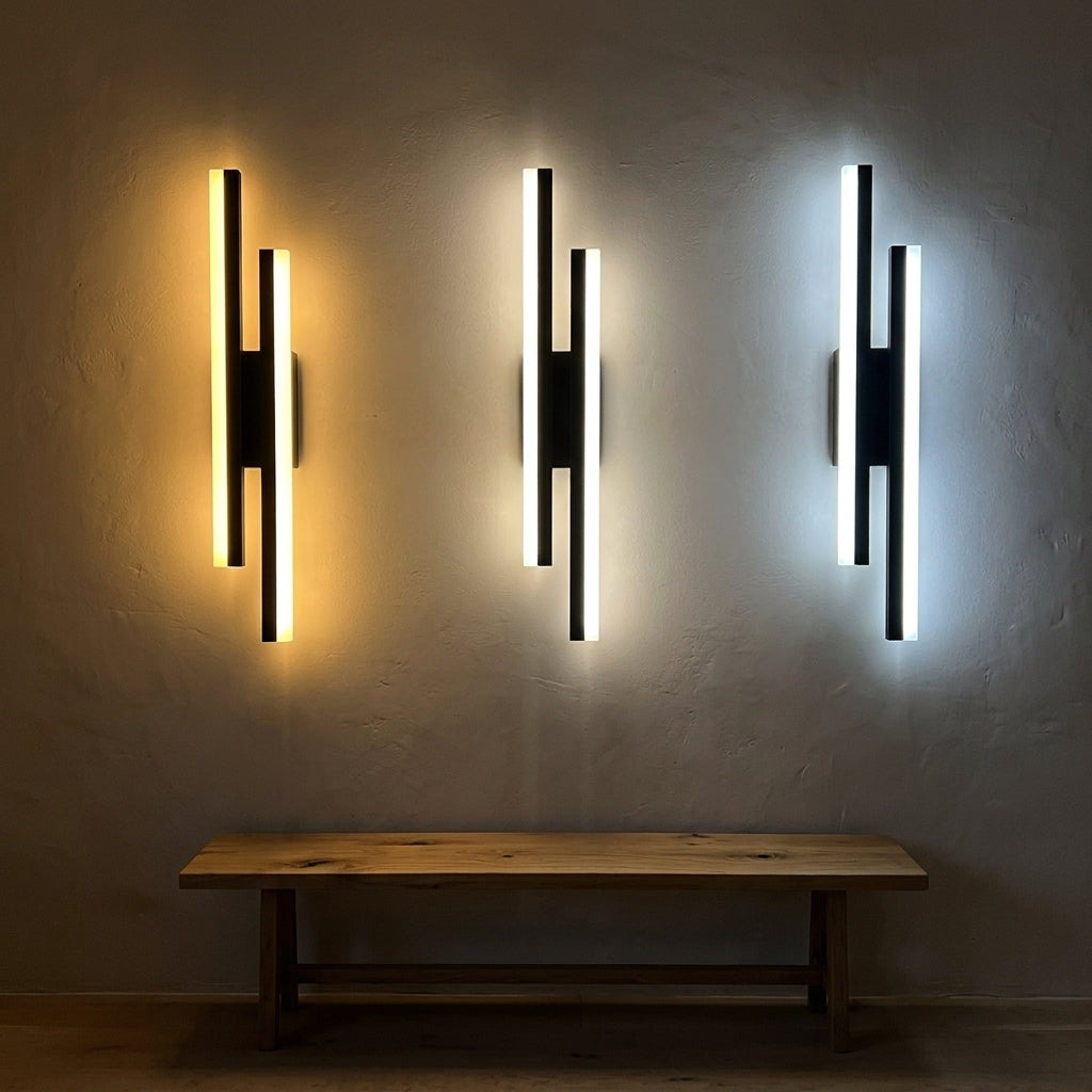 Double Line Wall Lamp – three colour temps