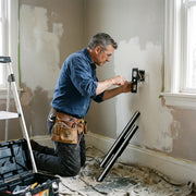 Double Line Wall Lamp – electrician install