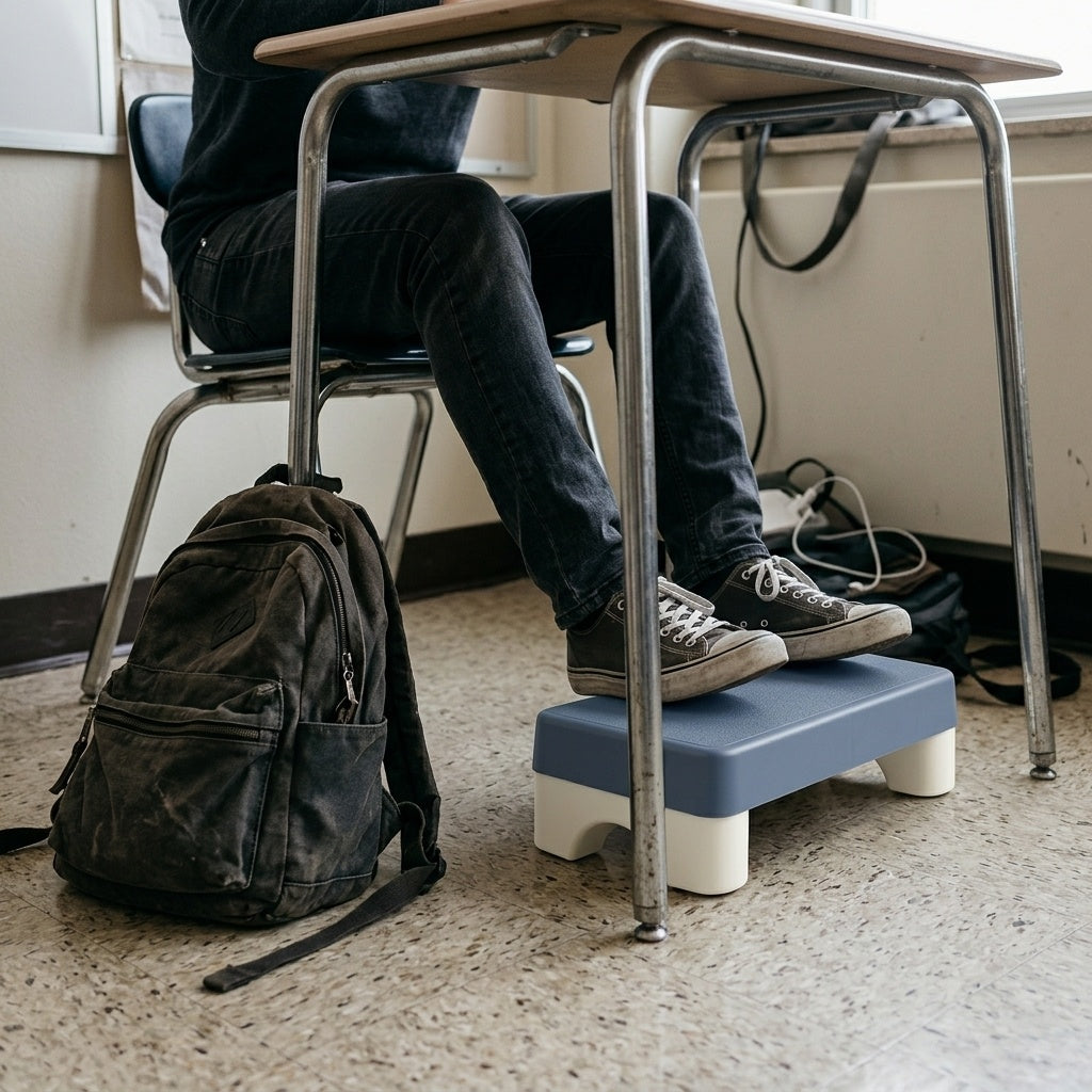 Ergonomic Footrest - student desk