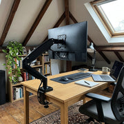Monitor Arm - attic desk