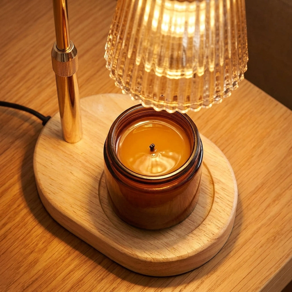 Candle Warmer Lamp – melted wax topdown