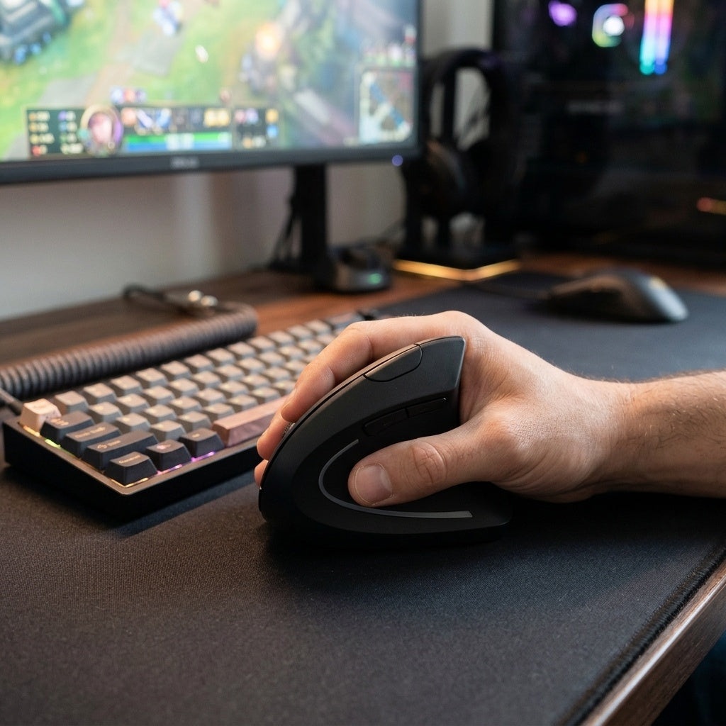 Vertical Wireless Mouse - gamer