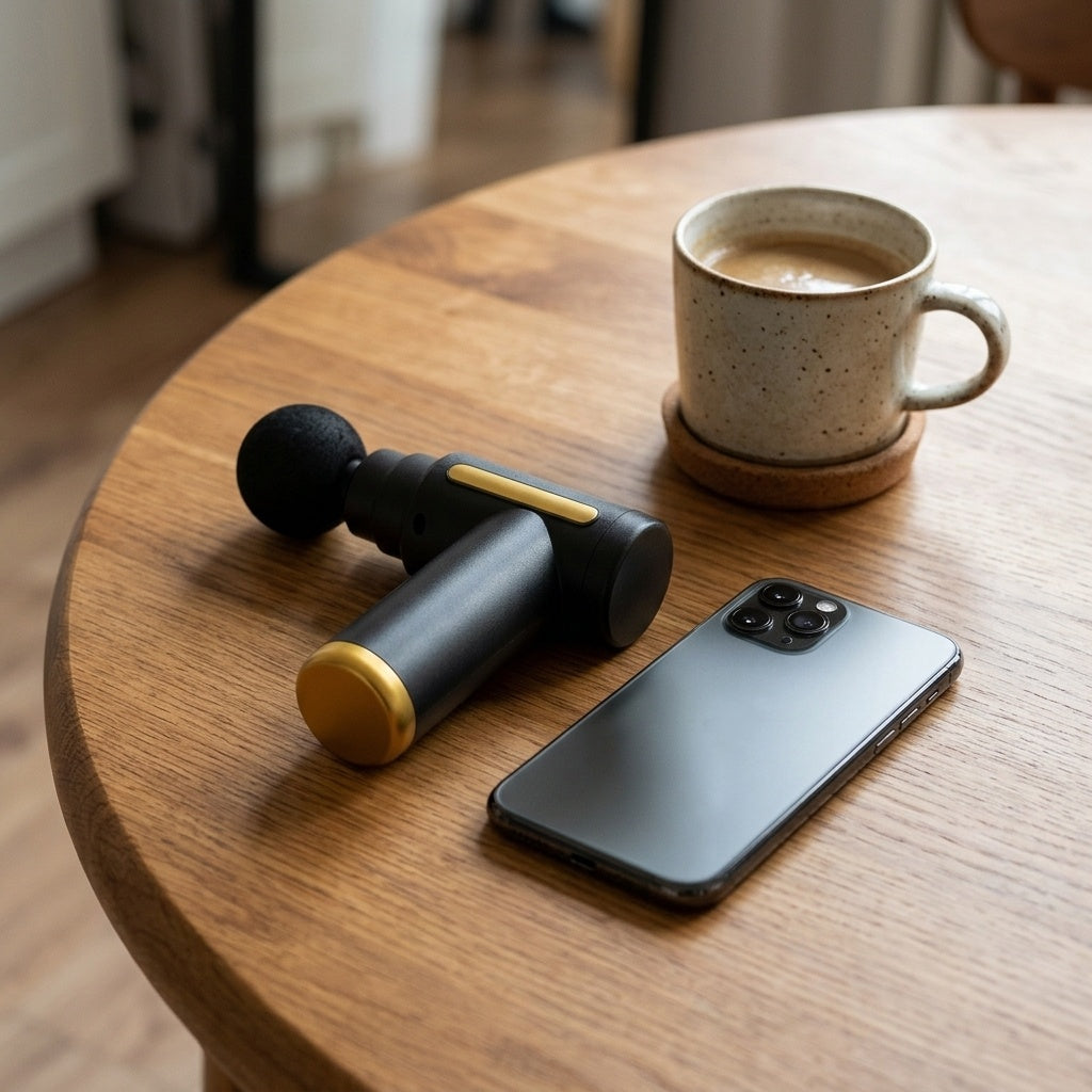 Mini Massage Gun - size phone