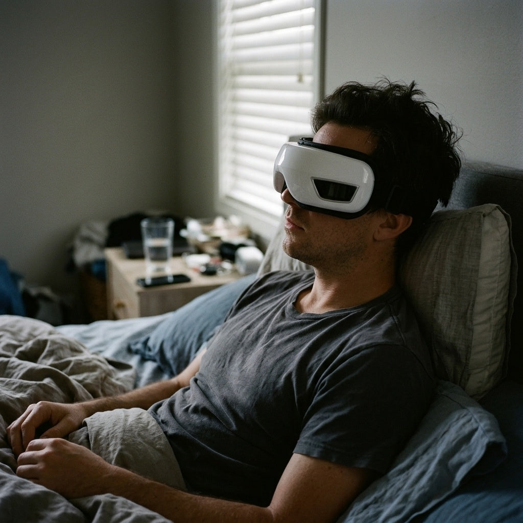 Heated Eye Massager - night shift bed