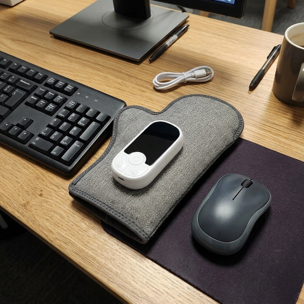 Heated Hand Massager - scale desk