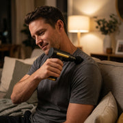 Mini Massage Gun - sofa shoulder