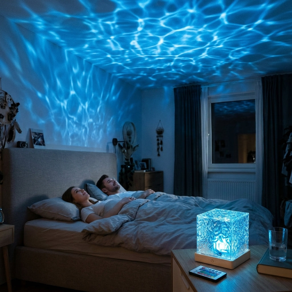 Ocean Wave Projector – couple ceiling ripples