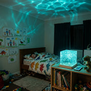 Ocean Wave Projector – kids room teal