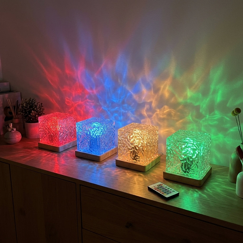Ocean Wave Projector – four colours sideboard