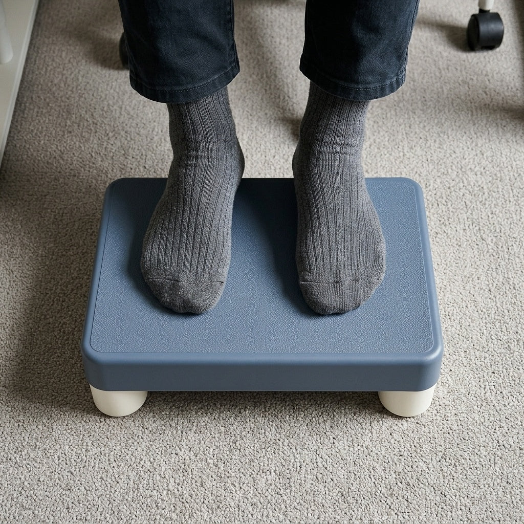 Ergonomic Footrest - top texture
