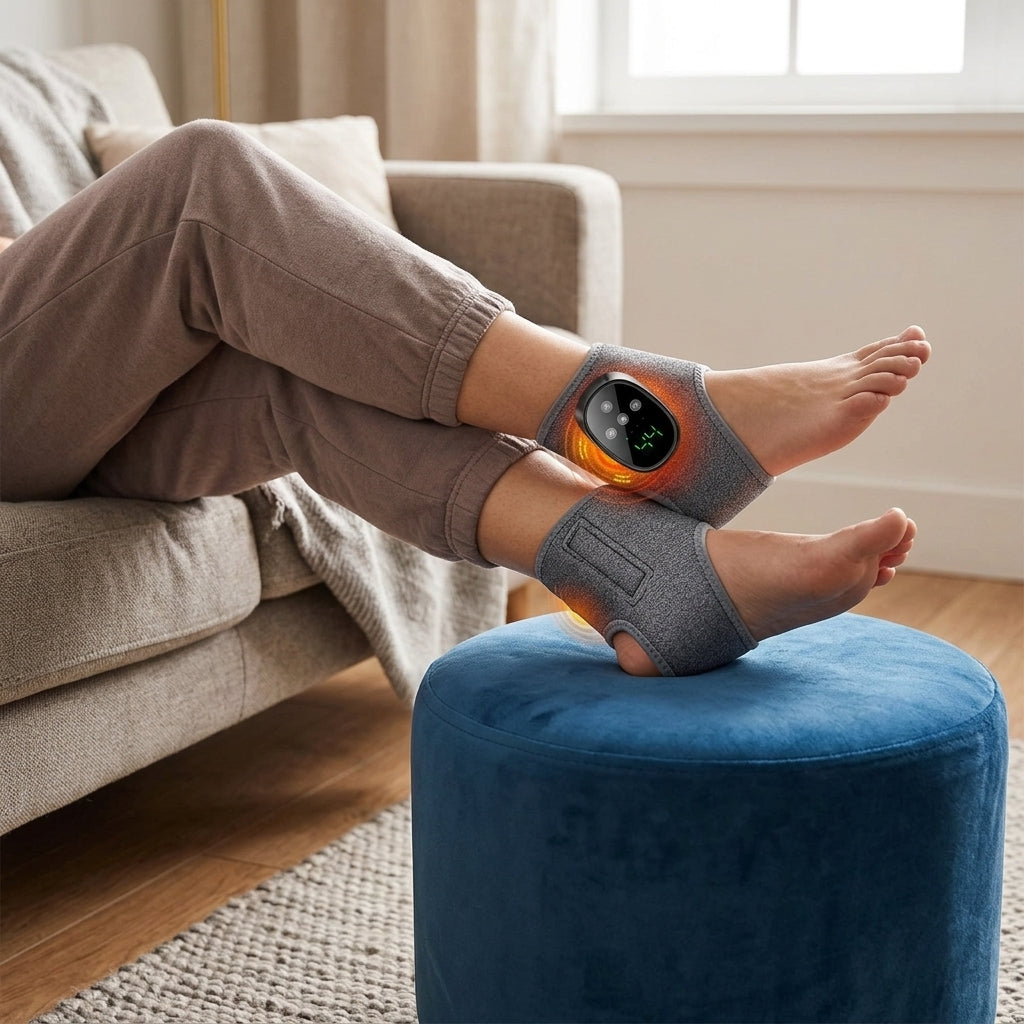 Heated Foot Massager – both ankles footstool