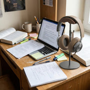 Walnut Headphone Stand - student