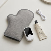 Heated Hand Massager - flat lay with hand cream