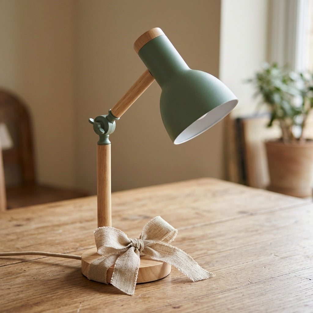 Wooden Desk Lamp - gift