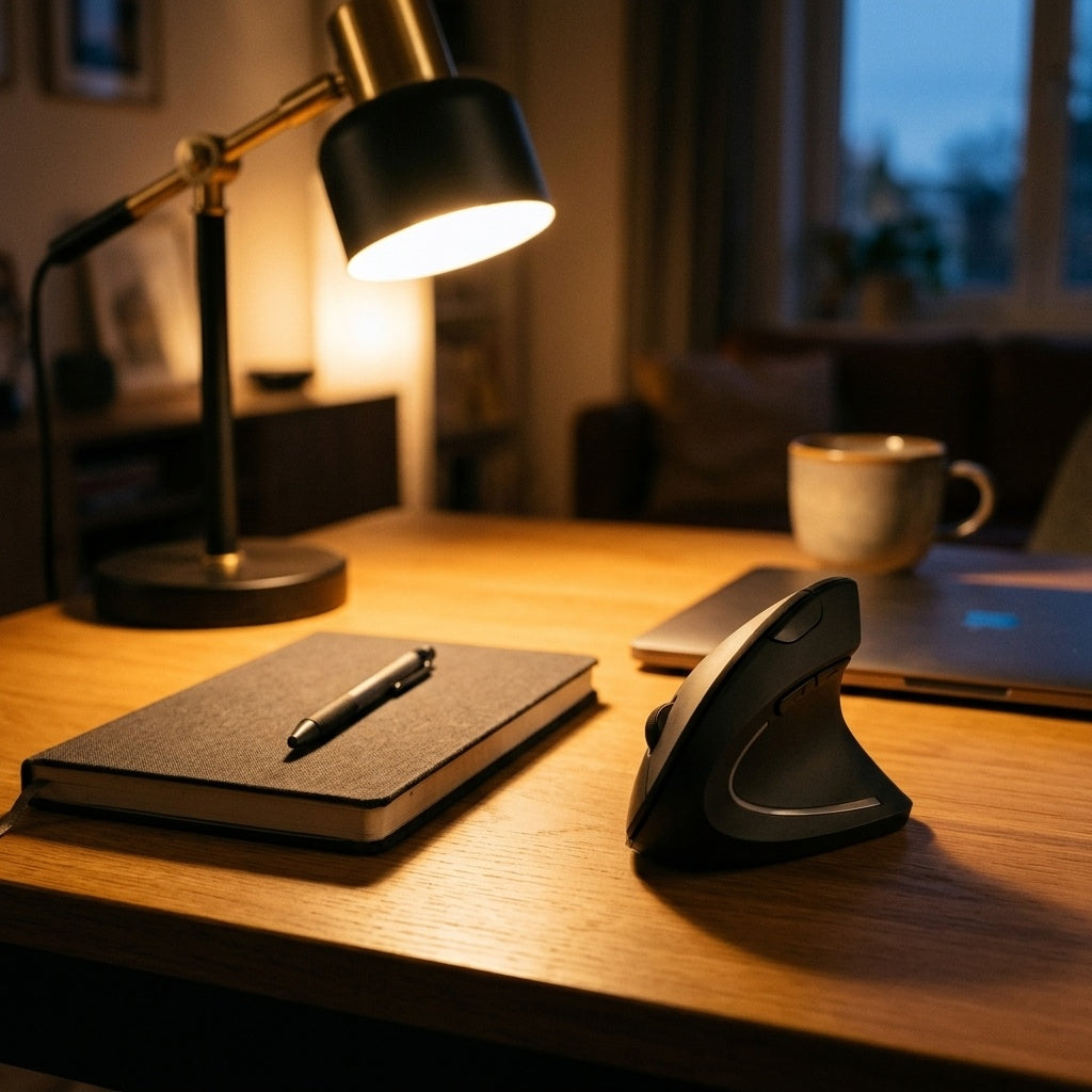 Vertical Wireless Mouse - evening