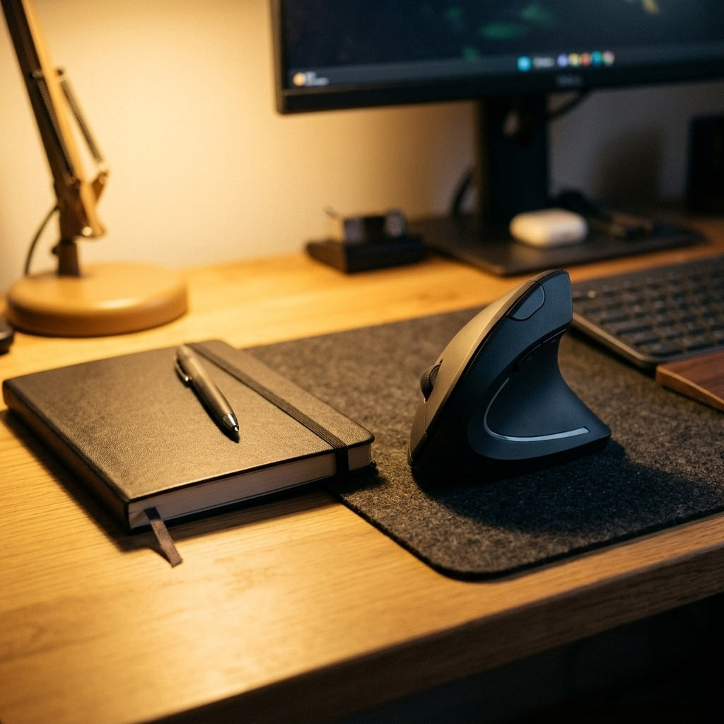 Vertical Wireless Mouse - evening