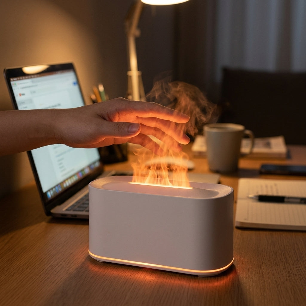 Flame Aroma Diffuser – cool mist hand