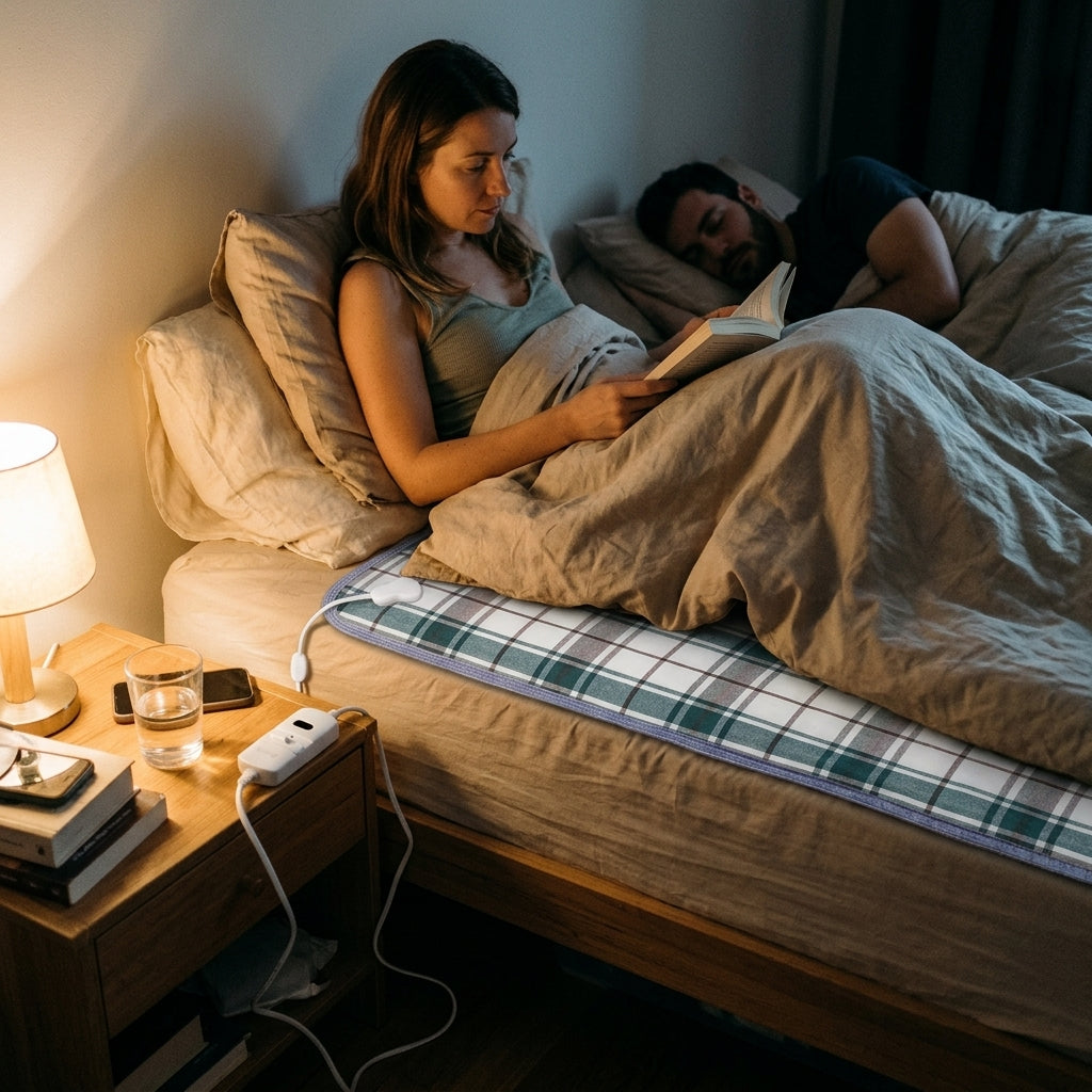 Electric Heated Blanket – couple reading