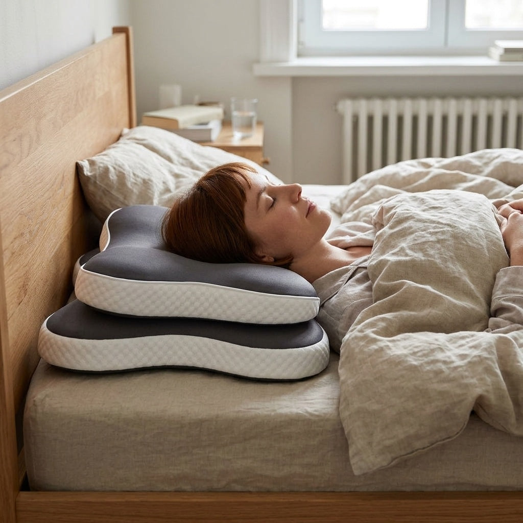 Contour Neck Pillow – side sleeper bob