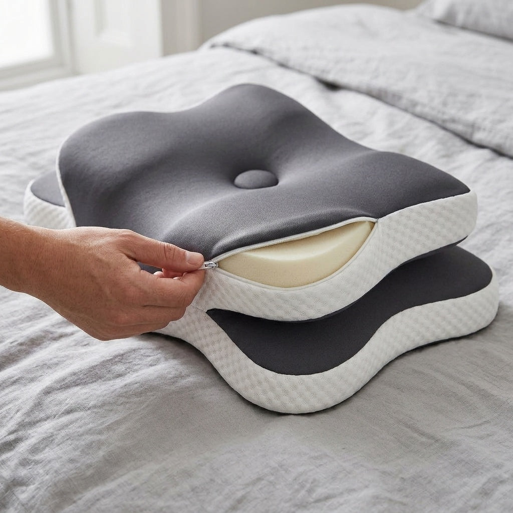 Contour Neck Pillow – cover zip