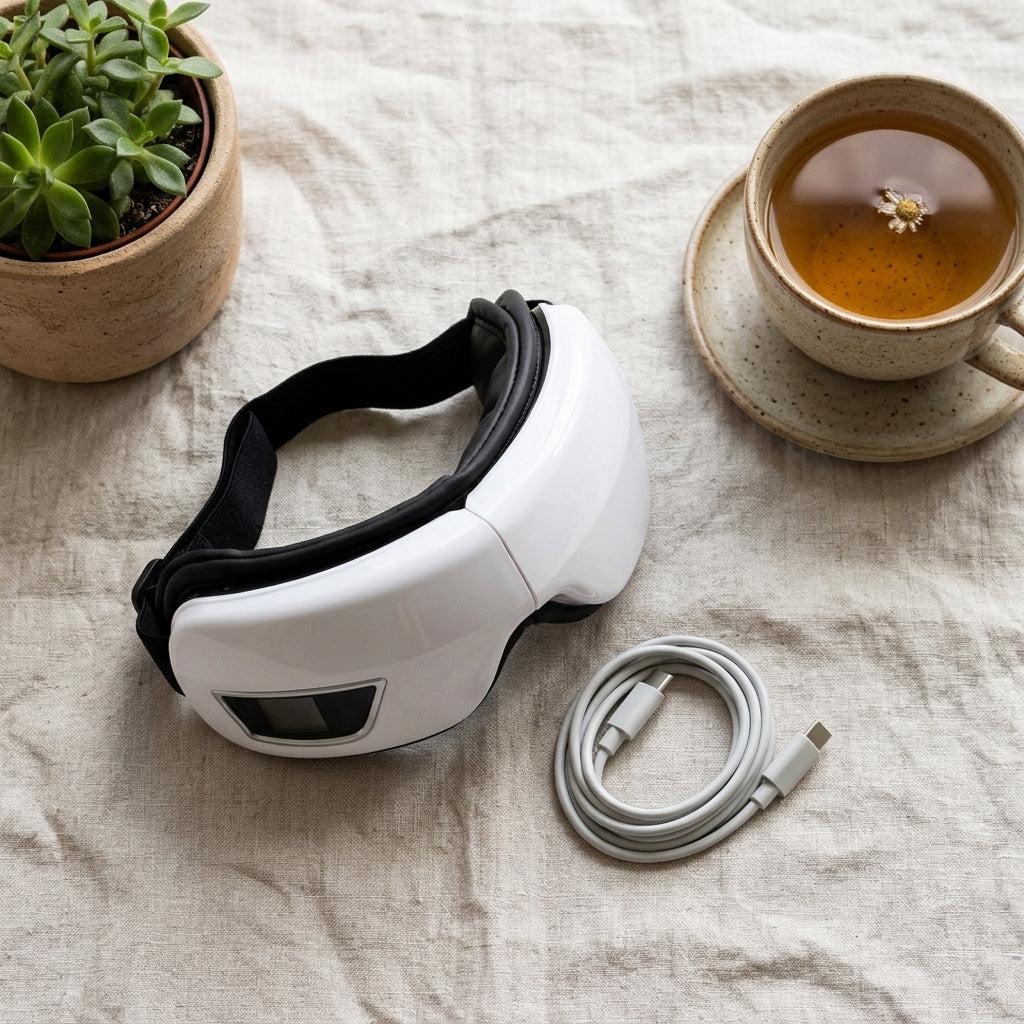 Heated Eye Massager - flat lay