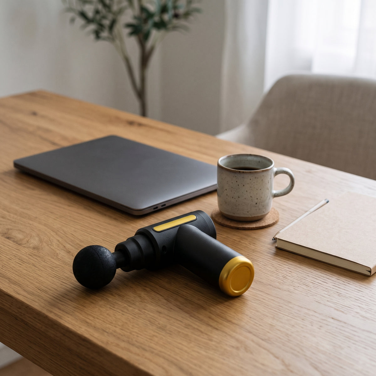 Mini Massage Gun - lifestyle desk