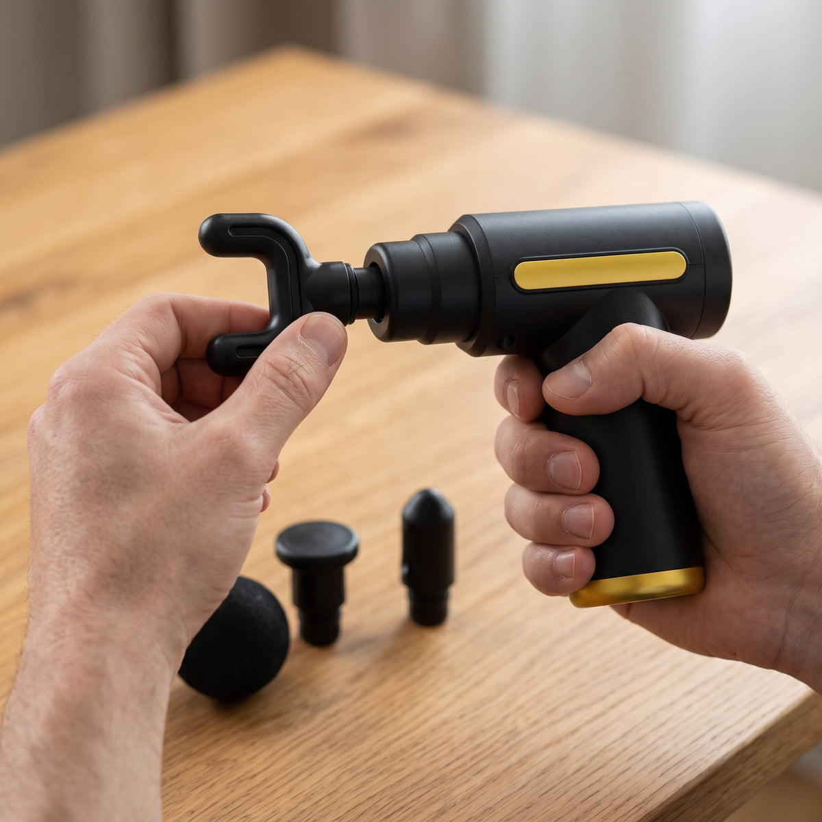 Mini Massage Gun - changing heads