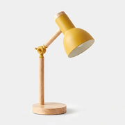 Nordic Wooden Desk Lamp - packshot yellow