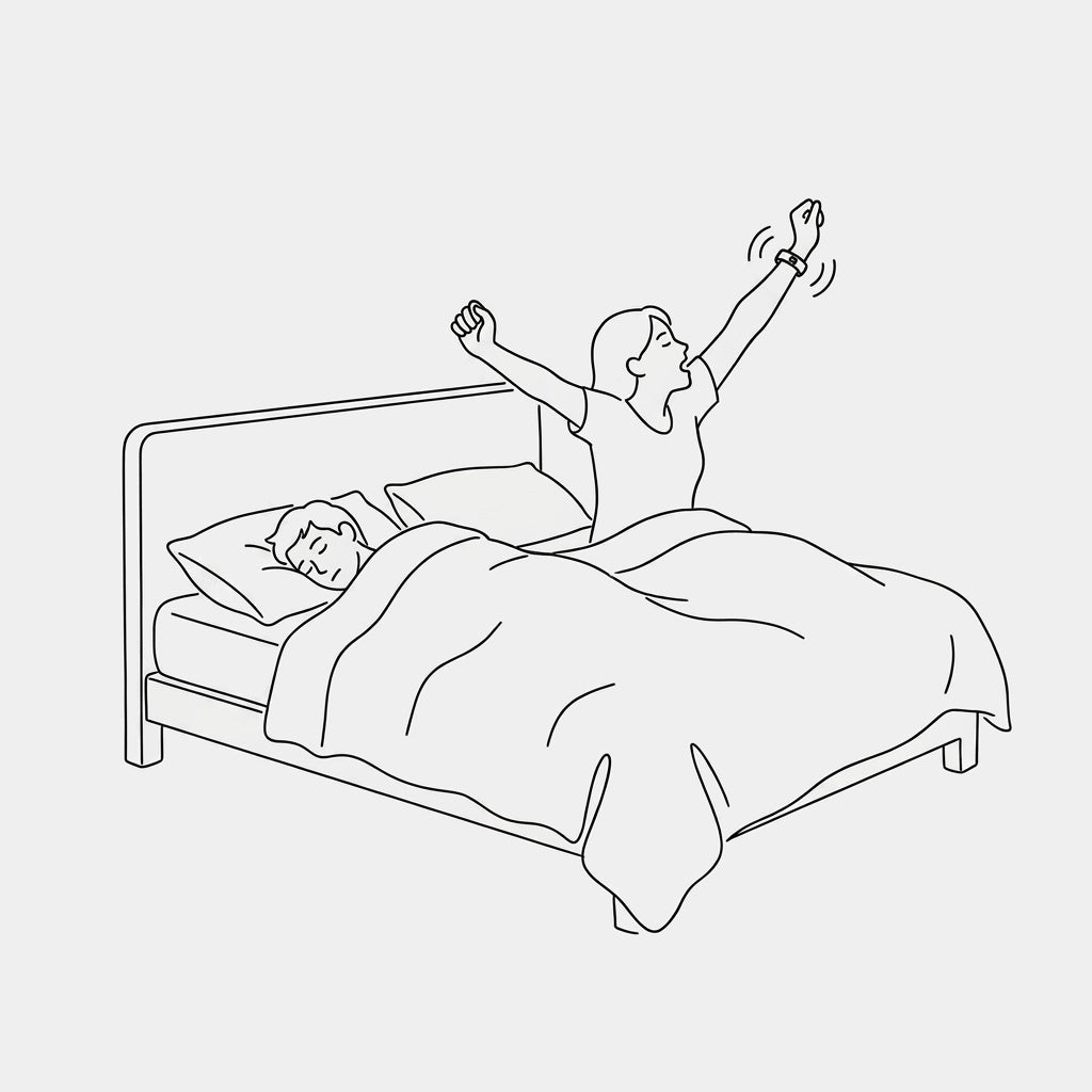 Silent Vibration Alarm - partner keeps sleeping