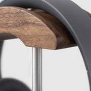 Walnut Headphone Stand - detail walnut